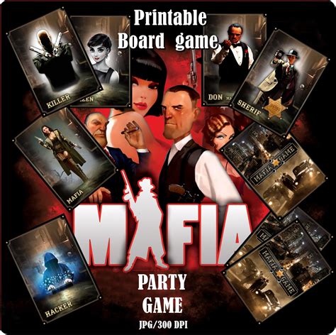 mafia party game|mafia party game all roles.